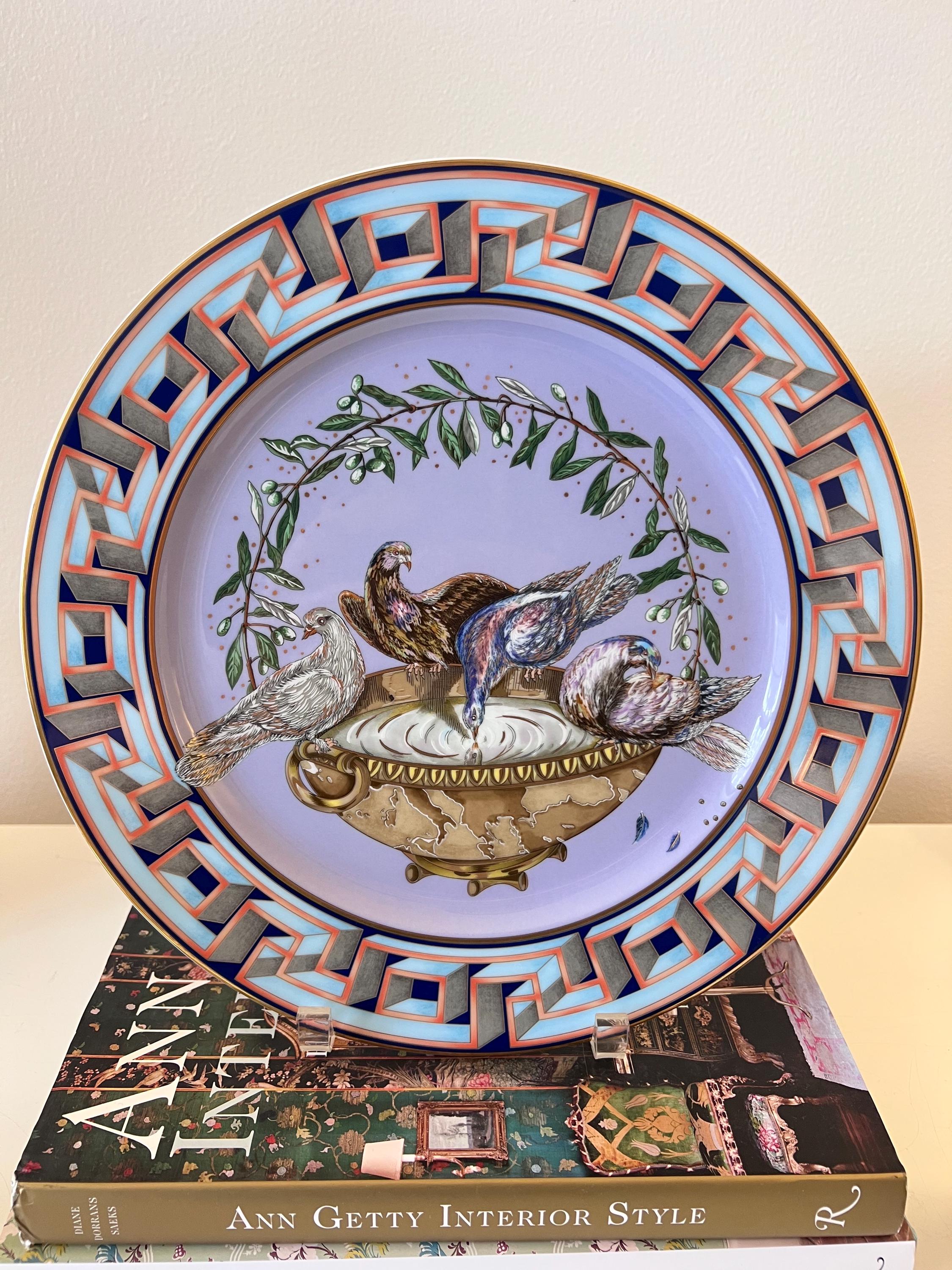 Versace X Rosenthal 1999 Christmas Plate 