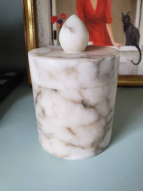 Italian Box Stone Jar Vintage Alabaster Trinket Box Stone Box Vintage Jar Alabaster Jar Vintage Italian Ring Box 1960s Jar Joyeros Almacenaje De Joyas Y Bisuteria
