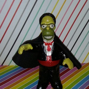 Hand Cast Resin and Painted Simpsons Phantom of the Opera Parody Figure
