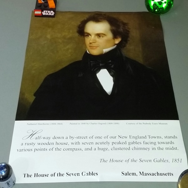 House of Seven Gables Nathaniel Hawthorne Poster Charles Osgood