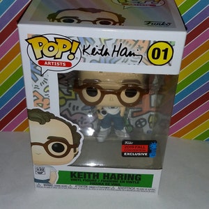 Artist Keith Haring NYCC Exclusive Funko Pop Figure Etsy UK