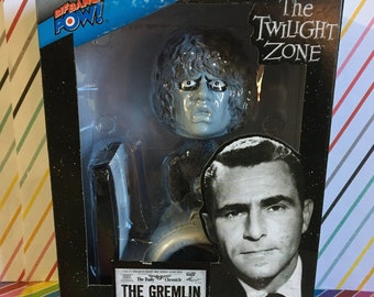 Biff Bang Pow Boxed Twilight Zone Nightmare at 20,000 Feet Bobble Head Gremlin Figure