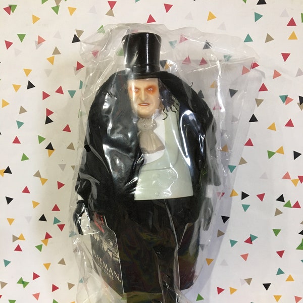 1990 Applause 10" Hamilton Gifts Batman Returns Penguin Sealed Figure