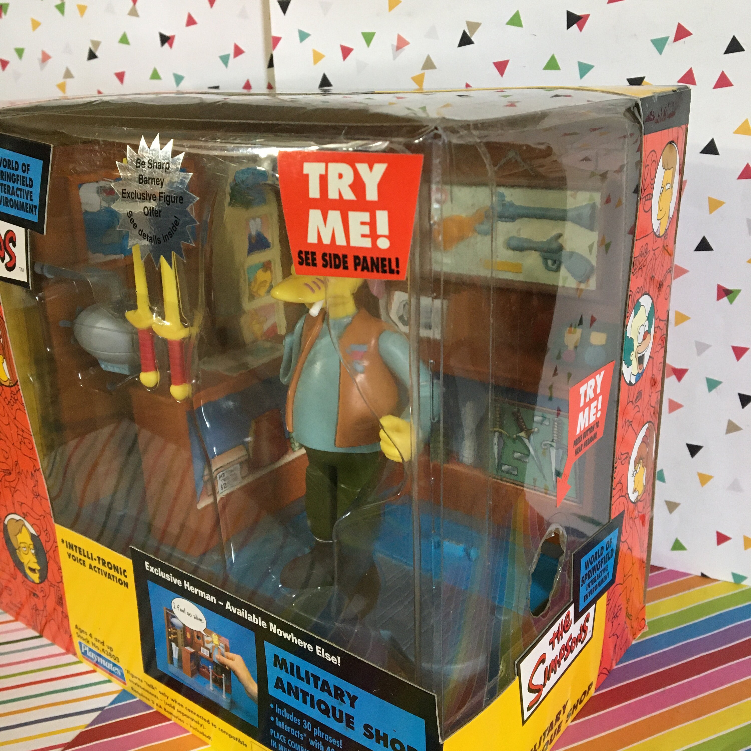 Playsets The Simpsons Series 13 Playset Military Antique Shop with