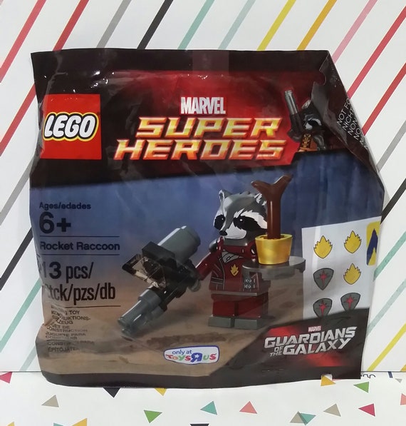 Lego Marvel Guardians of the Galaxy Rocket Racoon Sealed Poly Bag