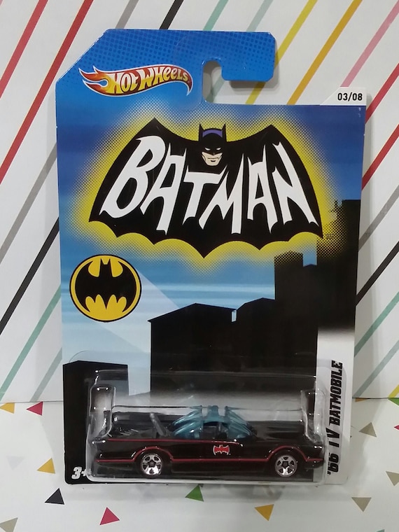 Buy Hot Wheels 1966 Adam West Batman TV Series Batmobile Regular Card Online in India Etsy