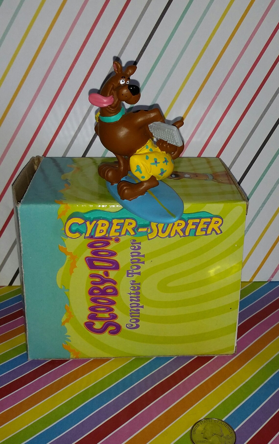Vintage Scooby Doo Computer Topper Cyber Surfer Resin Figure | Etsy