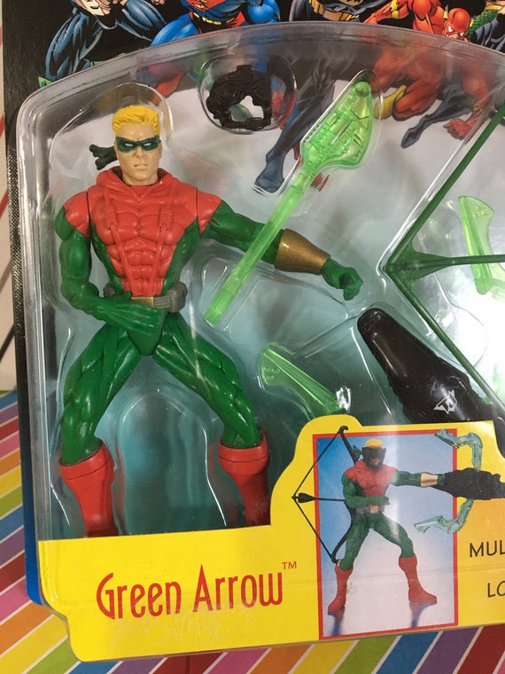 Vintage 1996 Hasbro DC Comics Total Justice Carded Green Arrow