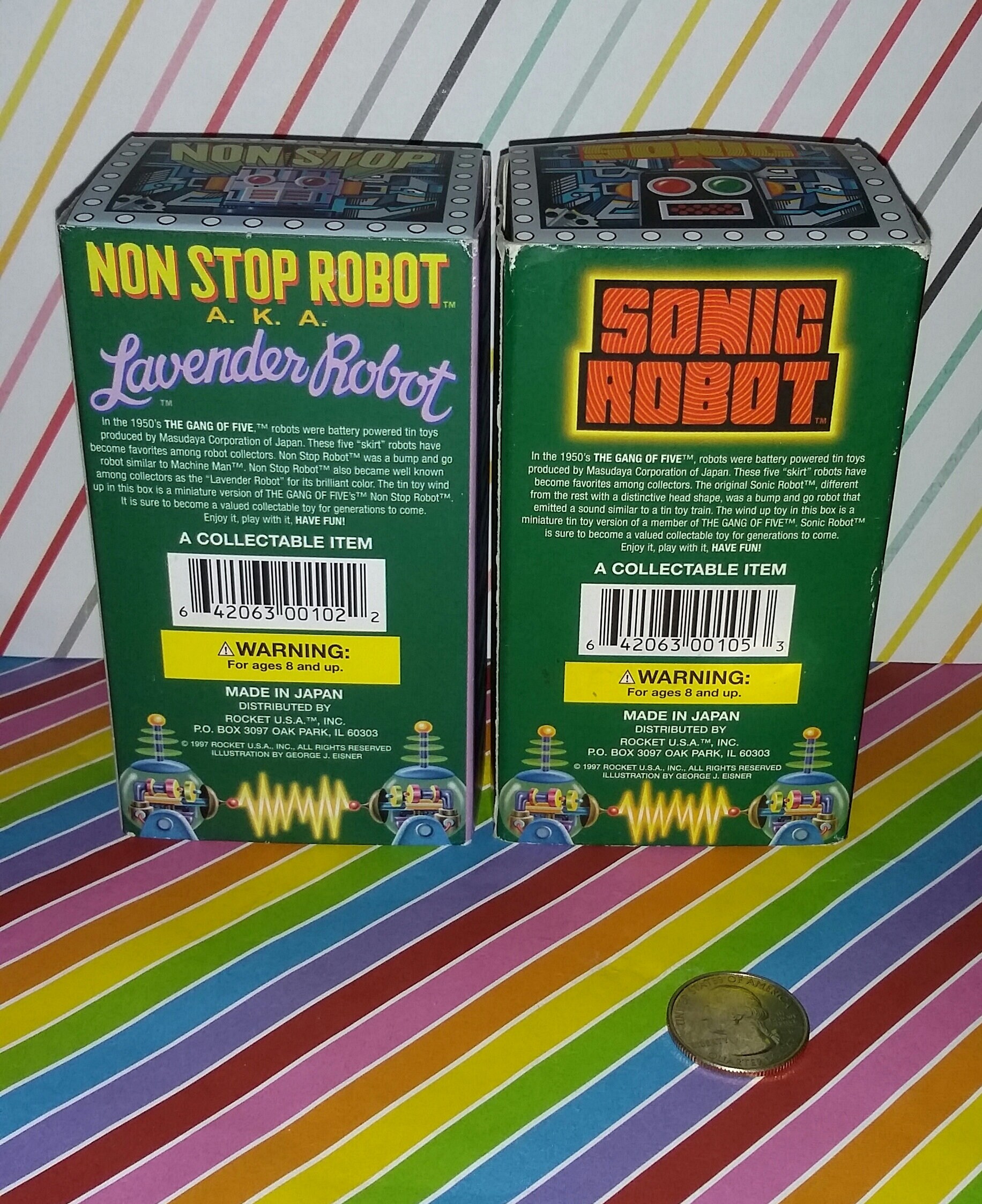 Vintage Lot of 3 1997 Masadaya Gang of Five Windup Robots - Etsy