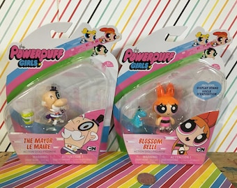 Cartoon Network 2" Powerpuff Girls Figures  -- Blossom or The Mayor
