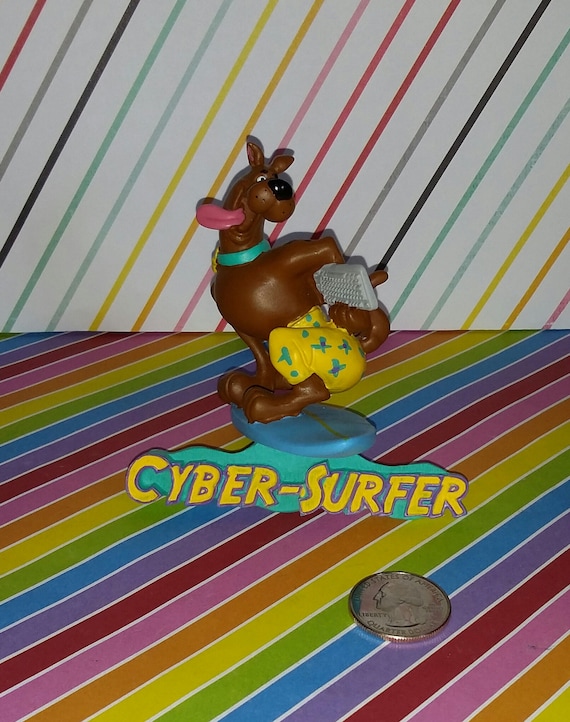 Vintage Scooby Doo Computer Topper Cyber Surfer Resin Figure
