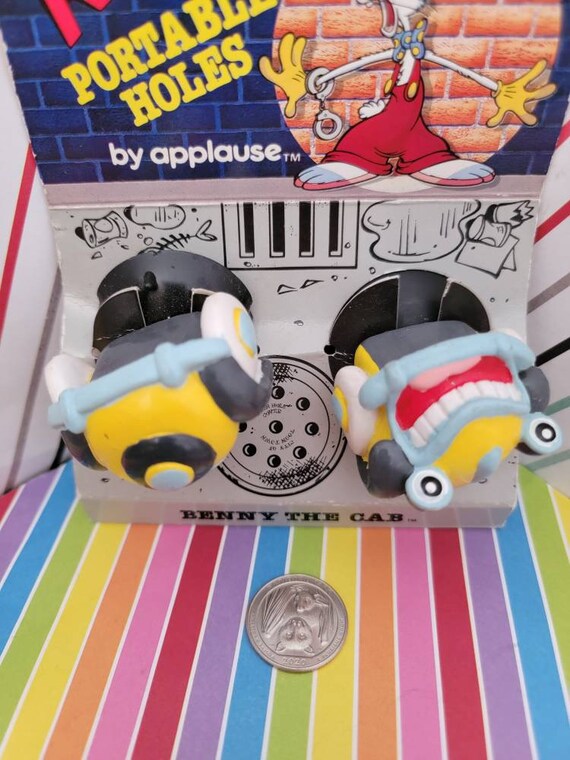 Vintage 1987 Carded Disney Roger Rabbit Benny the Cab Portable