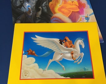 Disney Store Exclusive 1997 Hurcules Lithograph Print