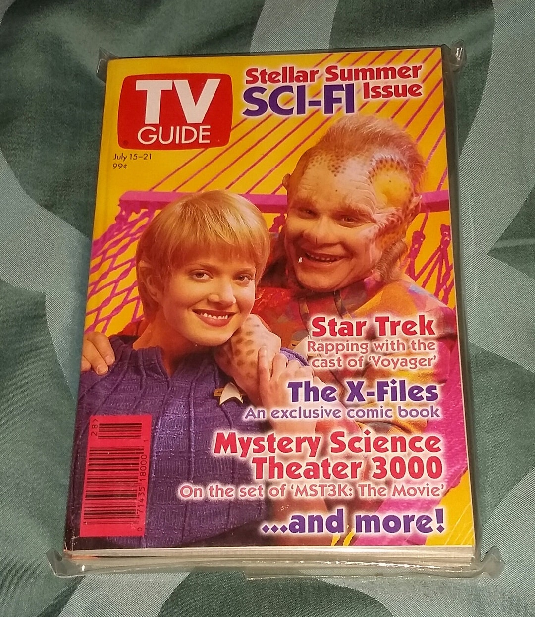 Vintage Lot of 2 Star Trek Voyager TV Guide Covers - Etsy