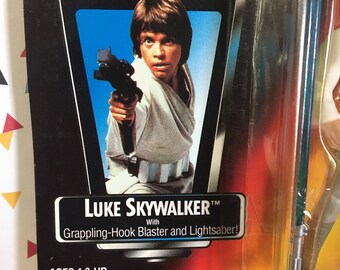 Star Wars Kenner 1995 POTF 2 Luke Skywalker Carded Figure - With