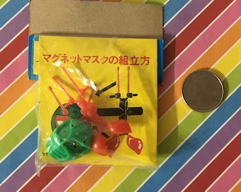 Vintage 1970s Kamen Masked Rider Bagged Magnet