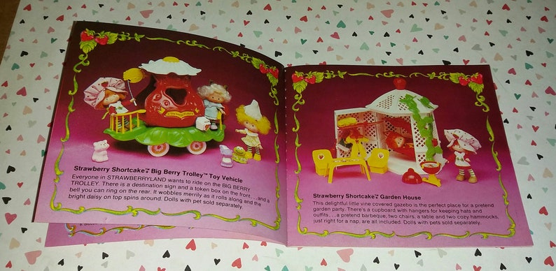 Vintage 1980's Strawberry Shortcake Kenner Doll Complete Booklet image 3