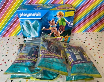 Playmobil Scooby Doo, Shaggy, and 6 Villains - Figure Lot