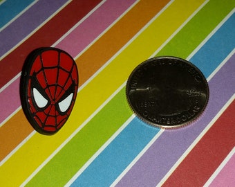 Vintage 1992 Old Store Stock Spiderman Head Plastic Pin