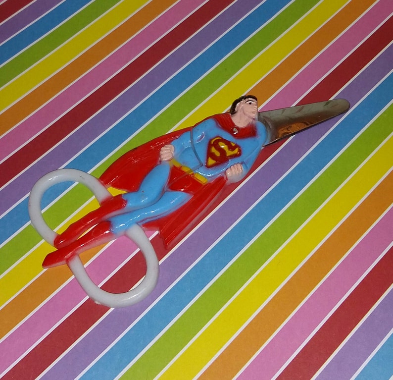 Old Store Stock Vintage 1978 DC Comics Superman Safely Scissors