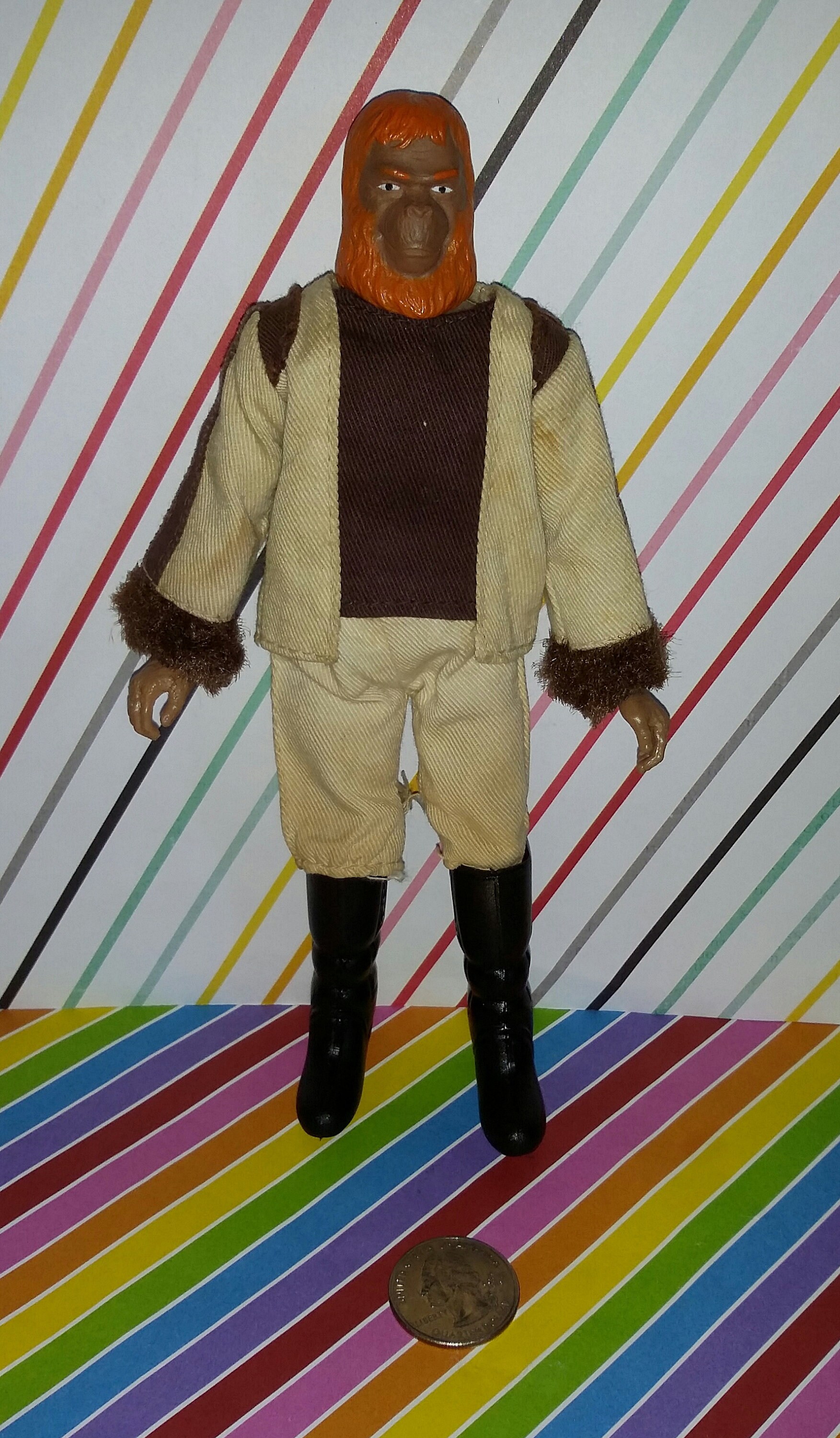 Vintage 1970s Planet of the Apes Dr Zaius Figure (repro