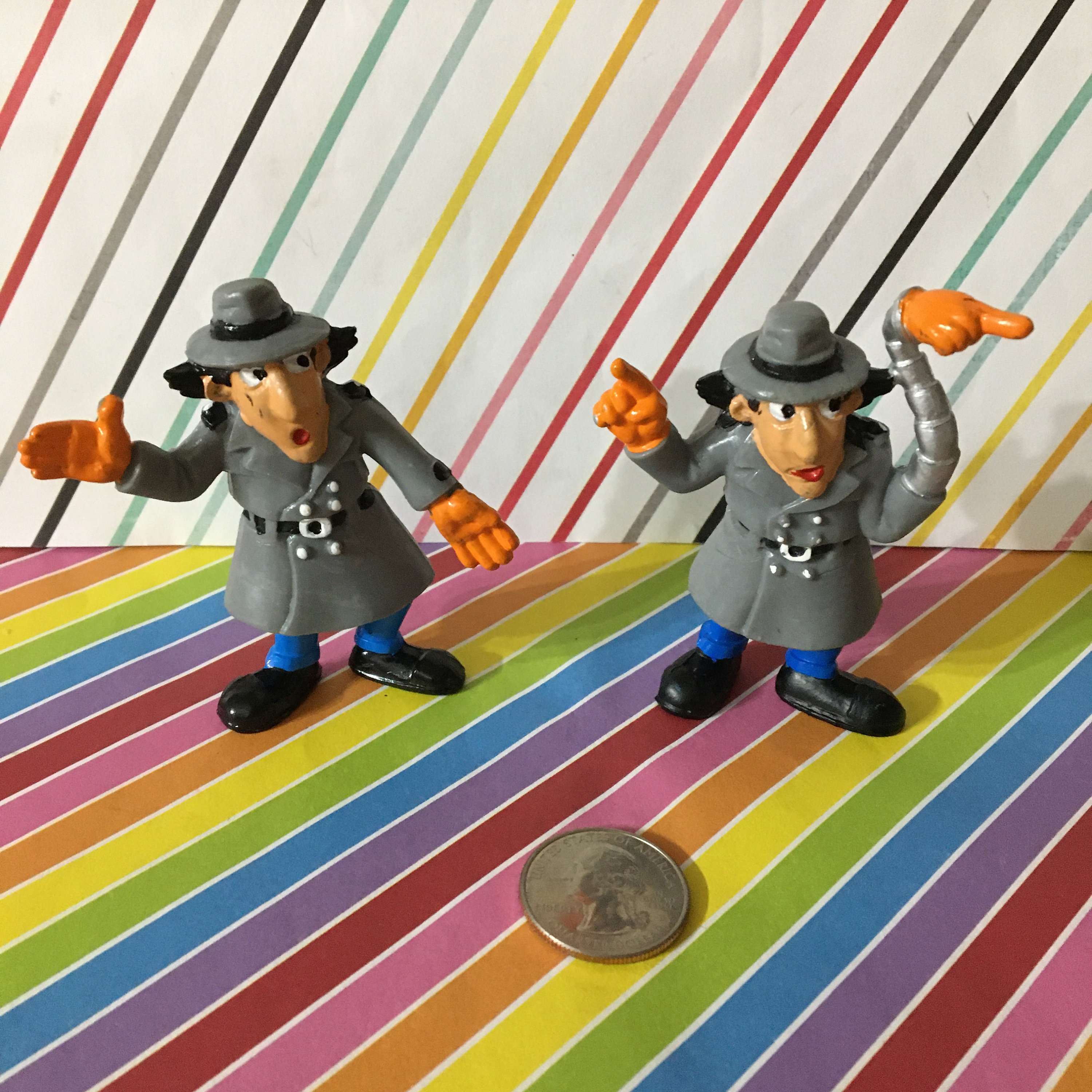 Vintage 1980s Bully Spanish Inspector Gadget PVC Figure Old Etsy
