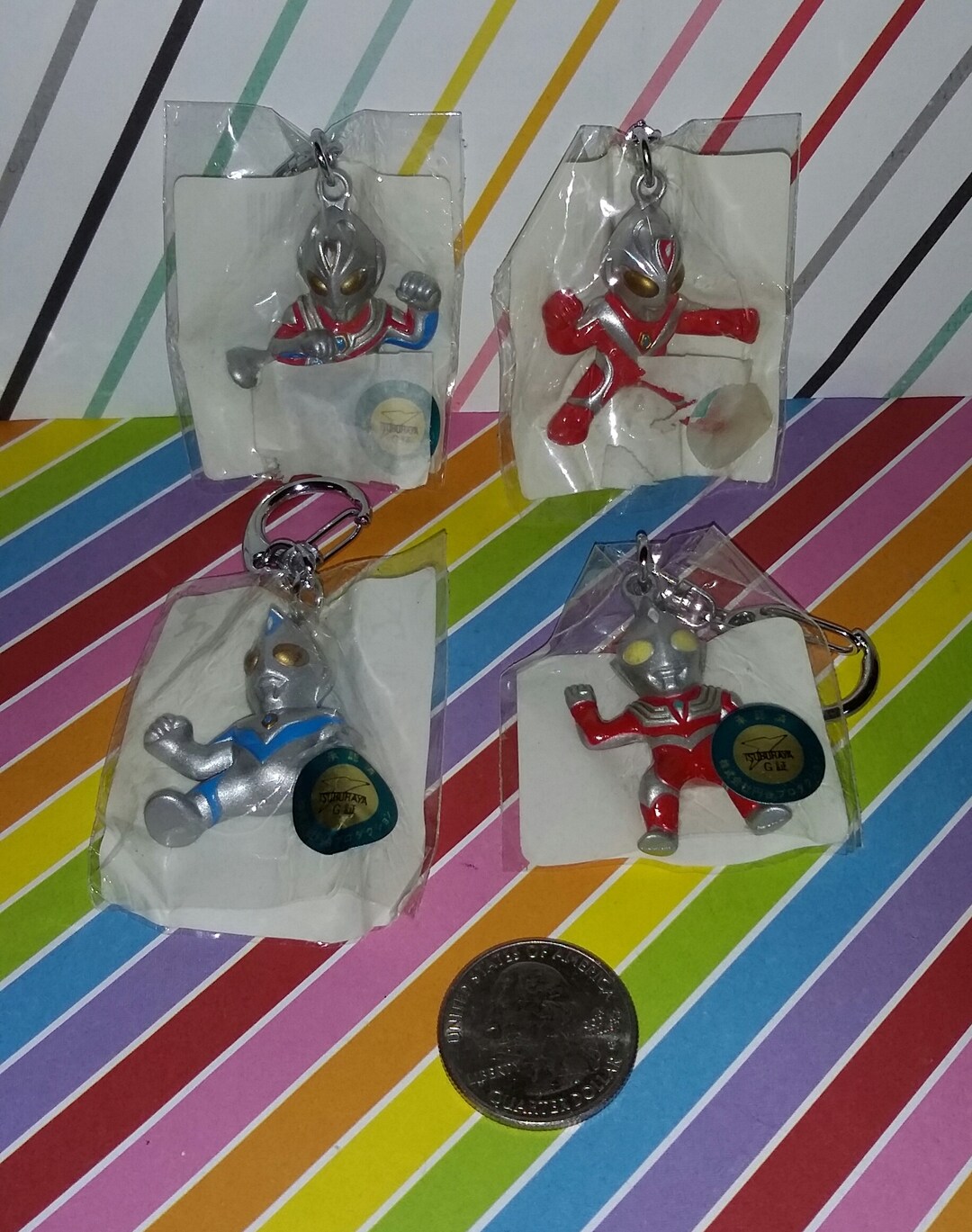 Banpresto Ultraman Figure Keychain Ultra Seven Vs Star Bem
