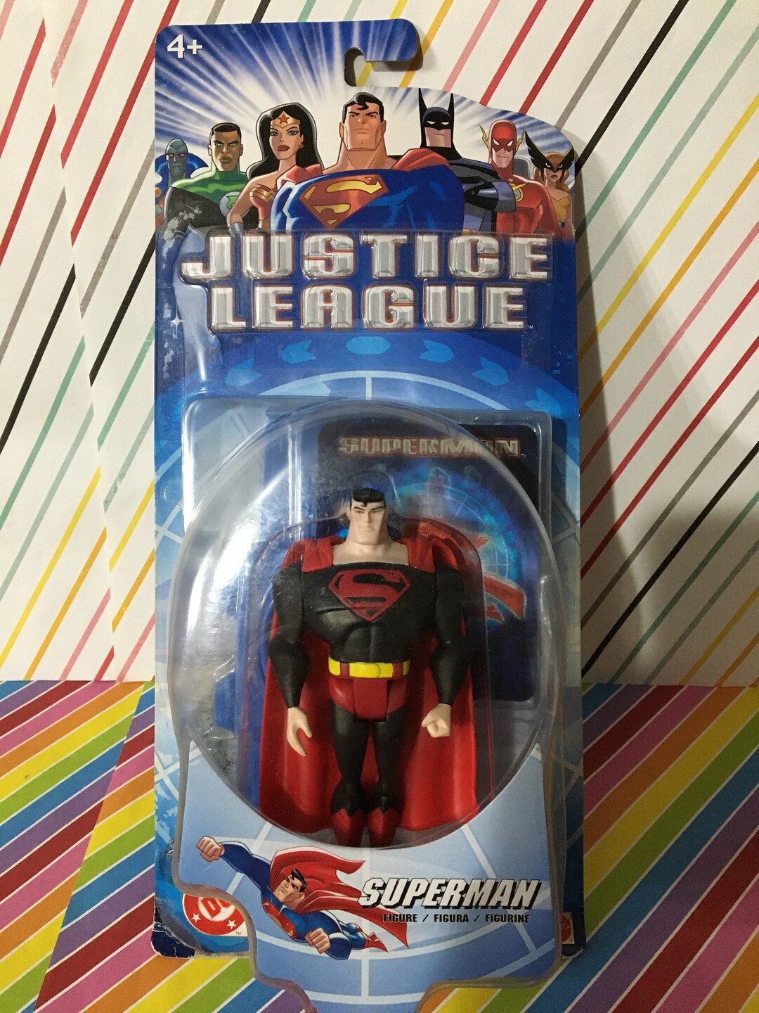 Mattel Justice League Animated Series Carded Black Suit