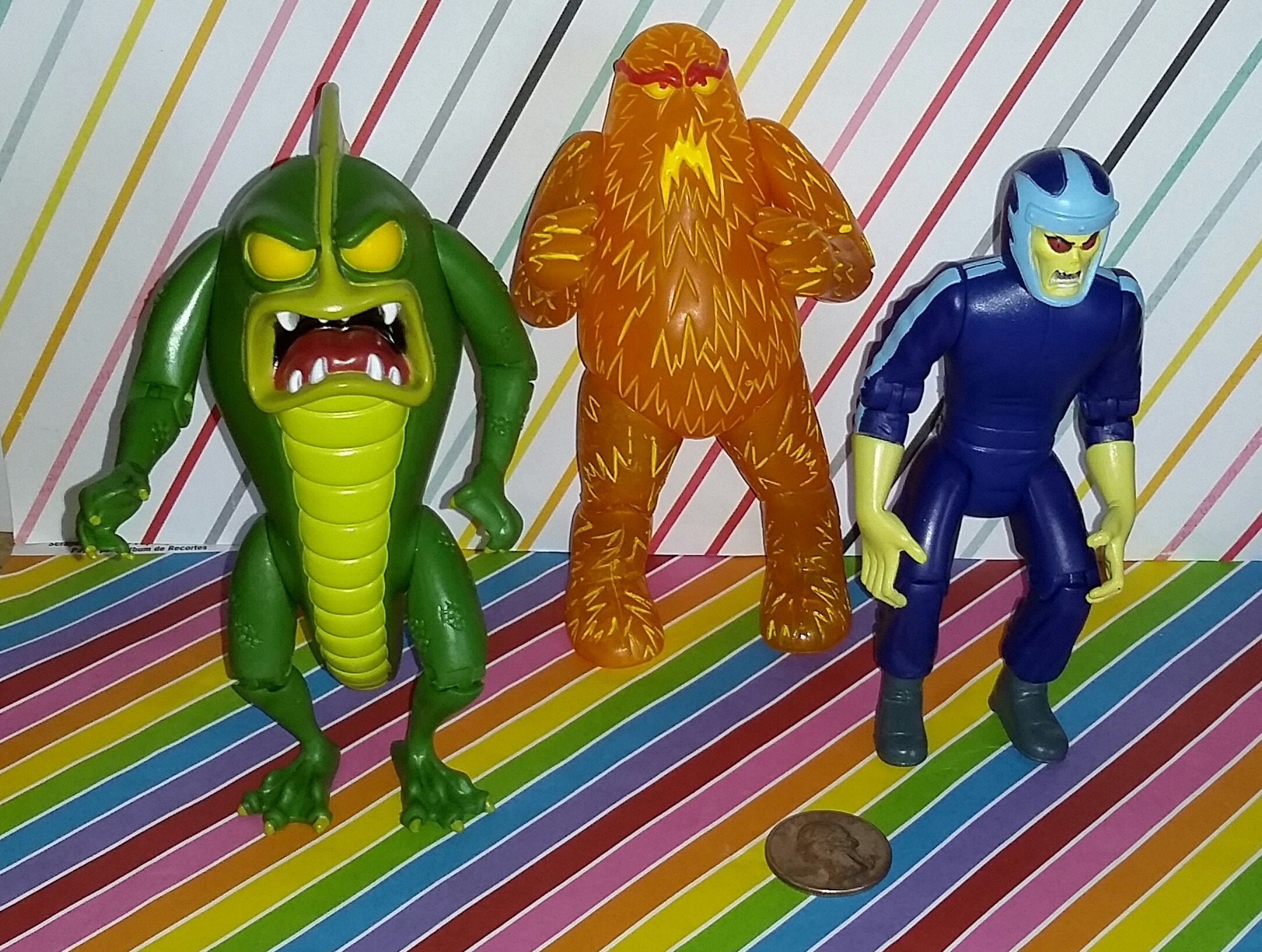 Lot of 3 Scooby Doo Villains Figures Beast 10000 Volt Etsy Singapore