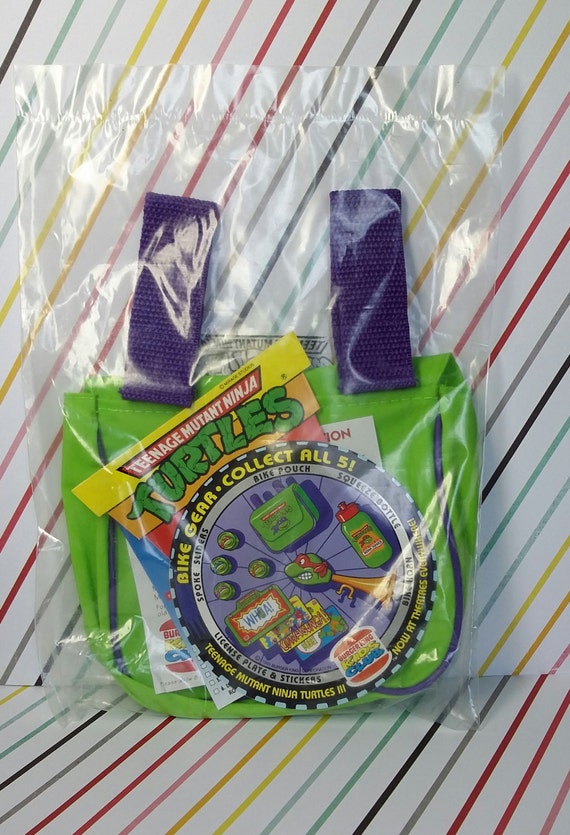 Vintage TMNT Teenage Mutant Ninja Turtle 1993 Burger King Bike License Plate