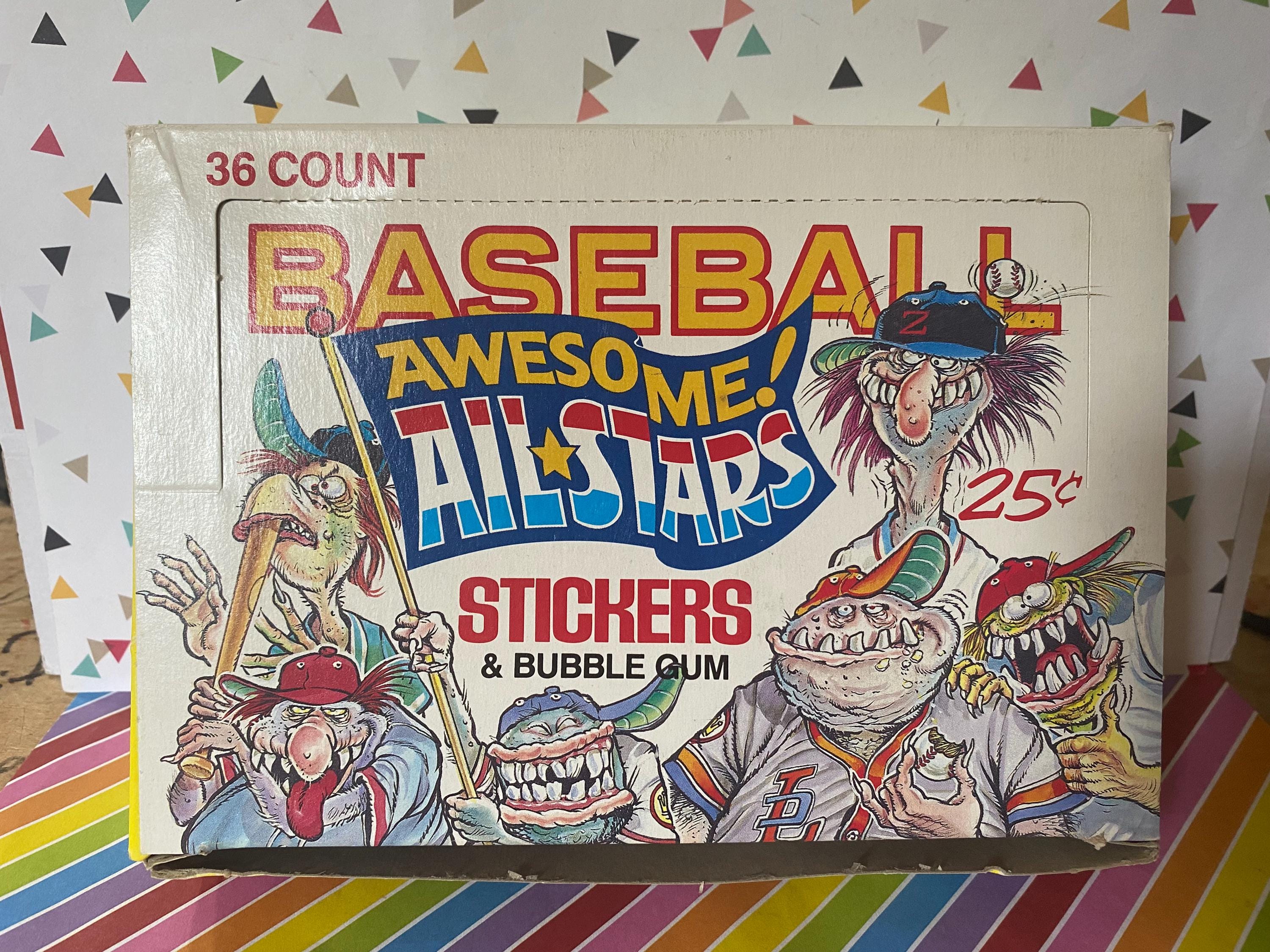 Vintage 1988 Leaf Awesome All Stars Empty Box - Etsy