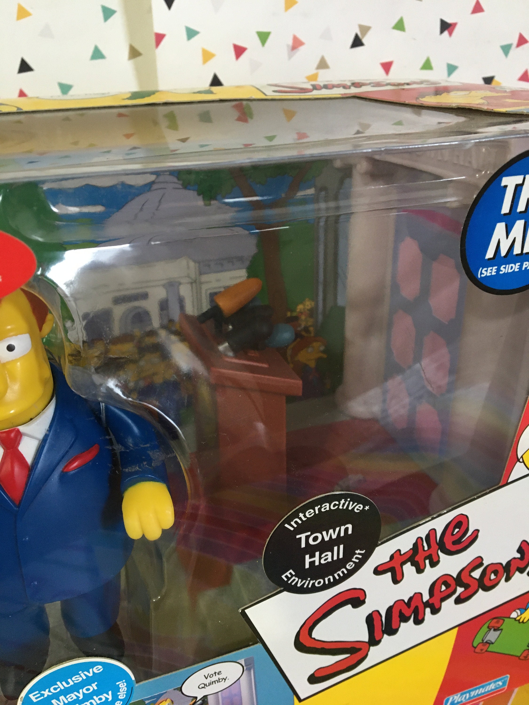 Simpsons Playmates World of Springfield Town Hall Playset and Etsy