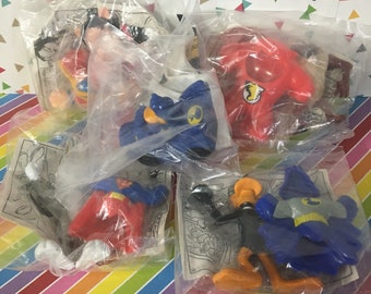 Vintage Set of 5 Sealed 1991 Warner Brothers Super Heroes - McDonald's toy