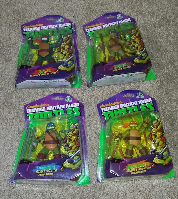 Mutant Ninja Turtles Raphael Michelangelo Oder Leonardo Nickelodeon Stoff Tiere