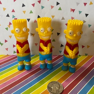 Vintage 1990s The Simpsons Bart Clip Figure