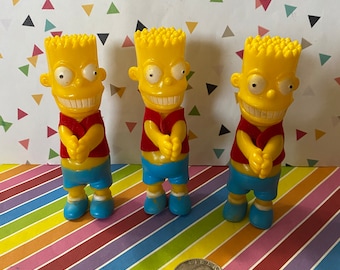 Vintage 1990s The Simpsons Bart Clip Figure