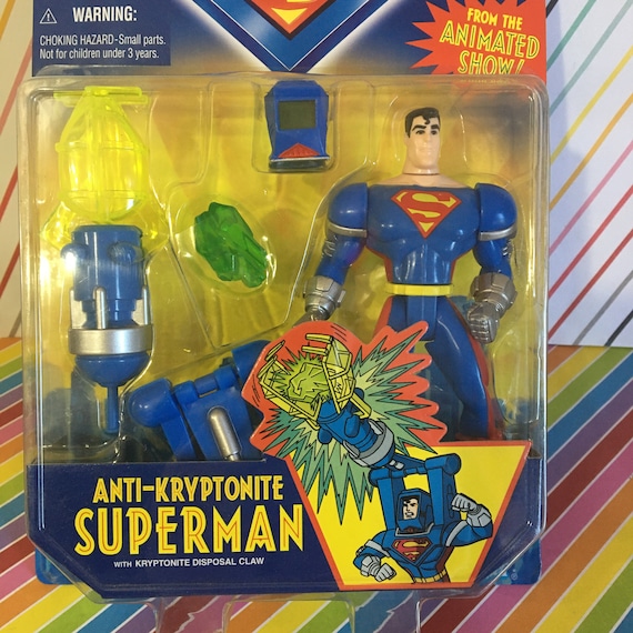 Vintage 2001 Hasbro Superman Animated Series Anti Kryptonite