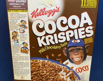 Vintage 1997 Kellogg's Cocoa Krispies Cereal Box - Etsy