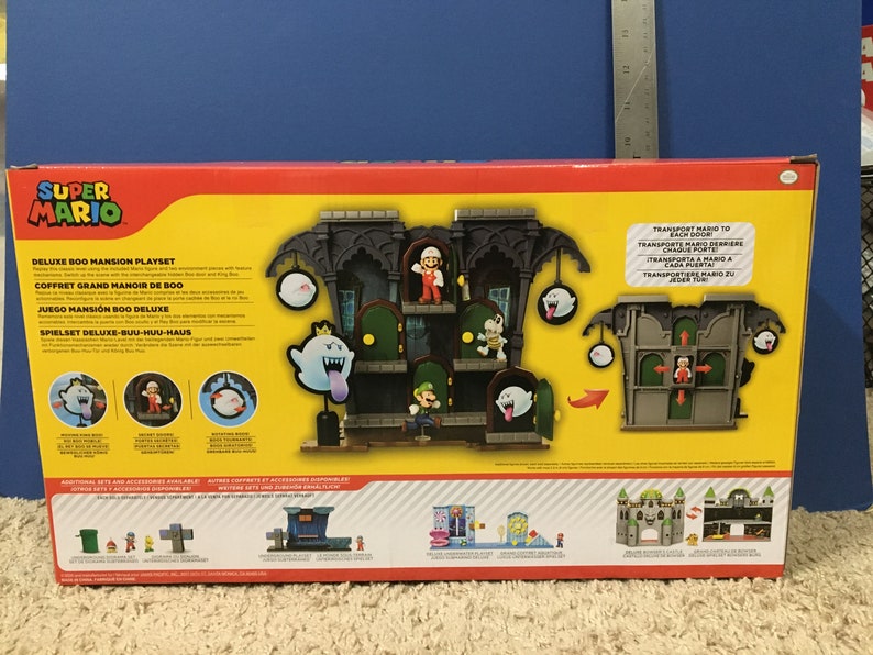 Boo Mansion Playset Deluxe Jakks Pacific NEW Super Mario Brothers ...