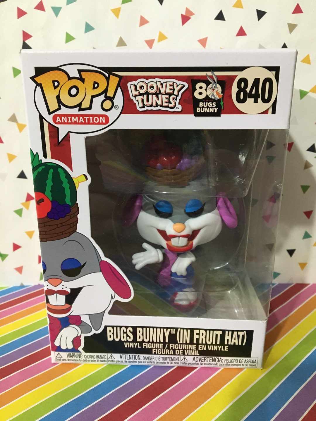 Funko Pop Bugs Bunny Fruit Hat Boxed Figure Etsy