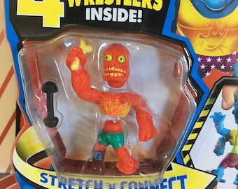 Carded Mutant Mania Stretch N Connect Wrestling Mini Figures