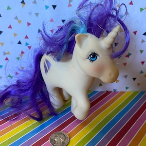 vintage 1983 Hasbro G1 My Little Pony Unicorn Glory Figure