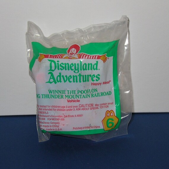 1994 Mcdonalds Disneyland Adventures Winnie the Pooh Thunder