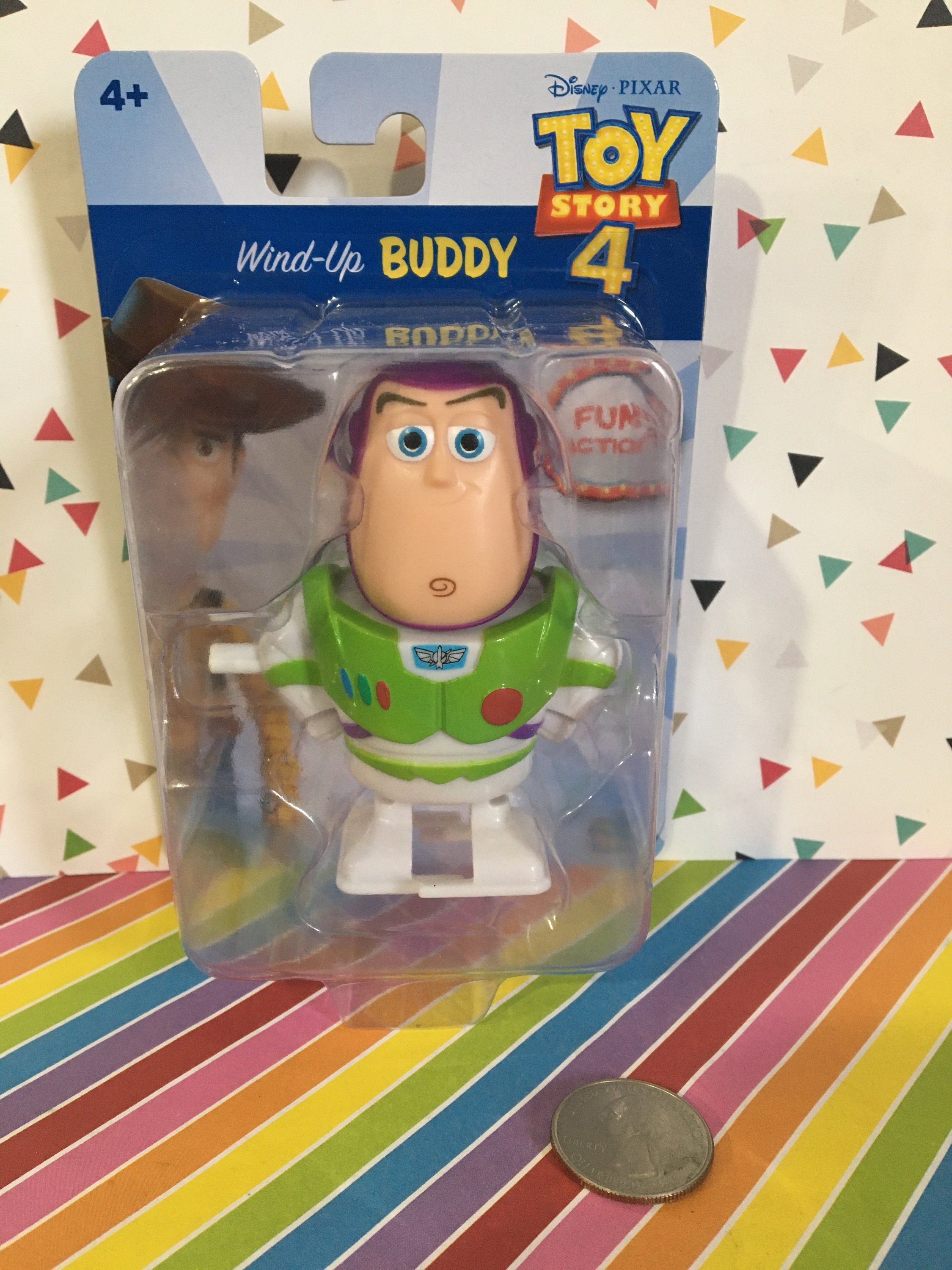 Toys Story 4 Set of 6 Plastic Wind up Toys Woody Buzz Forky - Etsy