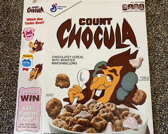 General Mills Monster Cereal Set of 4 KAWS Skull and Crossbones