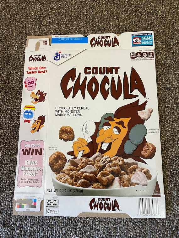 General Mills Monster Cereal Set of 4 KAWS Skull and Crossbones 