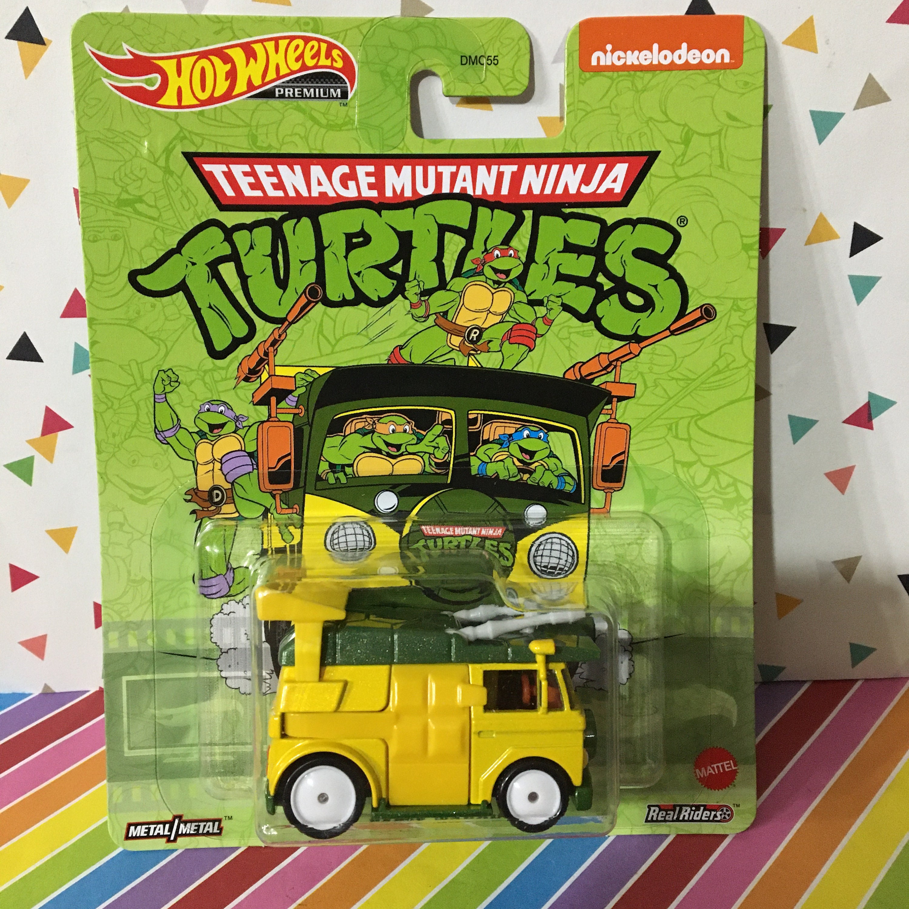 Mattel Premium Hot Wheels Teenage Mutant Ninja Turtles Carded