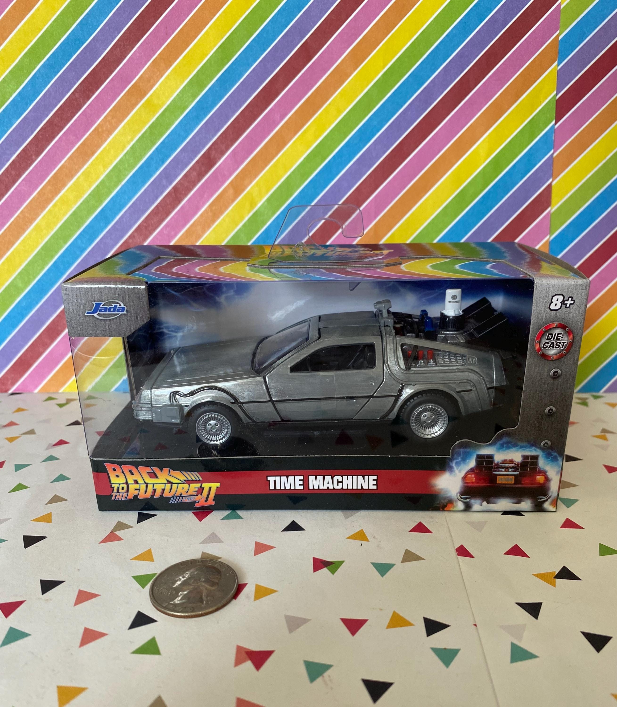 ミニカー DELOREAN BACK TO THE FUTURE TIME MACHINE Back to the Future die-cast 1:32 scale 40th Anniversary DeLorean