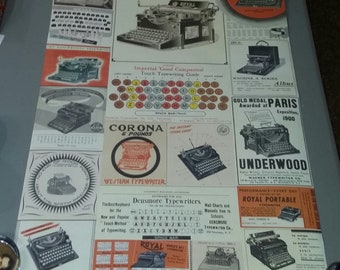 Art Print of Vintage Typewriters - Underwood, Royal, Corona