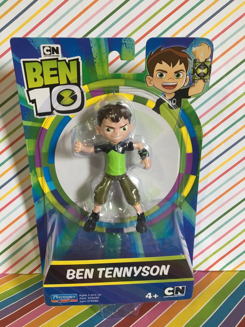 Cartoon Network 5" Ben 10 Carded Set of 3 Figures, Tennyson, Heatblast, Diamondhead image 3